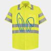 Men's High Visibility Safety Short Sleeve Work Shirt Thumbnail