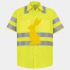 Men's High Visibility Safety Short Sleeve Work Shirt Thumbnail