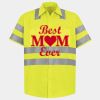Men's High Visibility Safety Short Sleeve Work Shirt Thumbnail