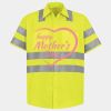 Men's High Visibility Safety Short Sleeve Work Shirt Thumbnail