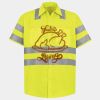 Men's High Visibility Safety Short Sleeve Work Shirt Thumbnail