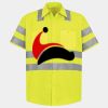 Men's High Visibility Safety Short Sleeve Work Shirt Thumbnail