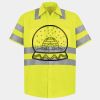 Men's High Visibility Safety Short Sleeve Work Shirt Thumbnail