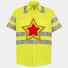 Men's High Visibility Safety Short Sleeve Work Shirt Thumbnail