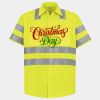 Men's High Visibility Safety Short Sleeve Work Shirt Thumbnail