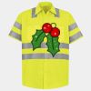 Men's High Visibility Safety Short Sleeve Work Shirt Thumbnail