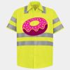 Men's High Visibility Safety Short Sleeve Work Shirt Thumbnail