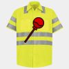 Men's High Visibility Safety Short Sleeve Work Shirt Thumbnail