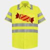 Men's High Visibility Safety Short Sleeve Work Shirt Thumbnail