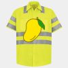 Men's High Visibility Safety Short Sleeve Work Shirt Thumbnail