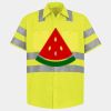 Men's High Visibility Safety Short Sleeve Work Shirt Thumbnail
