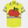 Men's High Visibility Safety Short Sleeve Work Shirt Thumbnail