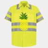 Men's High Visibility Safety Short Sleeve Work Shirt Thumbnail