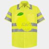 Men's High Visibility Safety Short Sleeve Work Shirt Thumbnail