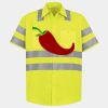 Men's High Visibility Safety Short Sleeve Work Shirt Thumbnail