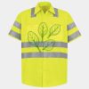 Men's High Visibility Safety Short Sleeve Work Shirt Thumbnail