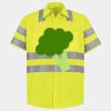 Men's High Visibility Safety Short Sleeve Work Shirt Thumbnail