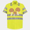 Men's High Visibility Safety Short Sleeve Work Shirt Thumbnail