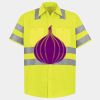 Men's High Visibility Safety Short Sleeve Work Shirt Thumbnail