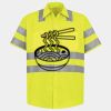 Men's High Visibility Safety Short Sleeve Work Shirt Thumbnail