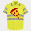 Men's High Visibility Safety Short Sleeve Work Shirt Thumbnail