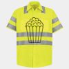 Men's High Visibility Safety Short Sleeve Work Shirt Thumbnail