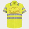 Men's High Visibility Safety Short Sleeve Work Shirt Thumbnail