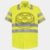 Men's High Visibility Safety Short Sleeve Work Shirt Thumbnail