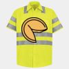 Men's High Visibility Safety Short Sleeve Work Shirt Thumbnail