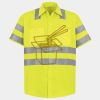 Men's High Visibility Safety Short Sleeve Work Shirt Thumbnail