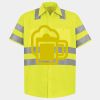 Men's High Visibility Safety Short Sleeve Work Shirt Thumbnail