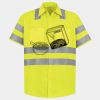 Men's High Visibility Safety Short Sleeve Work Shirt Thumbnail