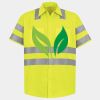 Men's High Visibility Safety Short Sleeve Work Shirt Thumbnail