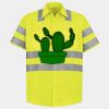 Men's High Visibility Safety Short Sleeve Work Shirt Thumbnail