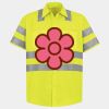 Men's High Visibility Safety Short Sleeve Work Shirt Thumbnail