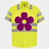 Men's High Visibility Safety Short Sleeve Work Shirt Thumbnail