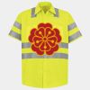 Men's High Visibility Safety Short Sleeve Work Shirt Thumbnail