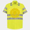 Men's High Visibility Safety Short Sleeve Work Shirt Thumbnail