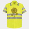 Men's High Visibility Safety Short Sleeve Work Shirt Thumbnail