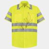 Men's High Visibility Safety Short Sleeve Work Shirt Thumbnail