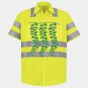 Men's High Visibility Safety Short Sleeve Work Shirt Thumbnail