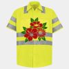 Men's High Visibility Safety Short Sleeve Work Shirt Thumbnail