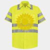 Men's High Visibility Safety Short Sleeve Work Shirt Thumbnail