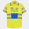 Men's High Visibility Safety Short Sleeve Work Shirt Thumbnail