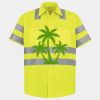 Men's High Visibility Safety Short Sleeve Work Shirt Thumbnail
