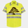 Men's High Visibility Safety Short Sleeve Work Shirt Thumbnail