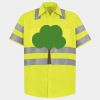 Men's High Visibility Safety Short Sleeve Work Shirt Thumbnail