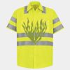 Men's High Visibility Safety Short Sleeve Work Shirt Thumbnail