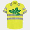 Men's High Visibility Safety Short Sleeve Work Shirt Thumbnail