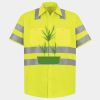 Men's High Visibility Safety Short Sleeve Work Shirt Thumbnail